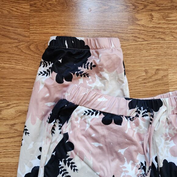 Arianna By Howards Floral Pajama Set Leisure Suit Comfy Size S/M Loungewear - Picture 10 of 15